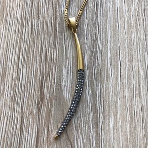 Stella & Dot Moon Pendant Necklace